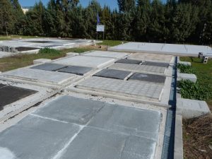 Part of the finished Platform 2 (Arganda del Rey)