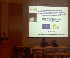 LIFE Photoscaling presented in the LIFE MiNOx closing event