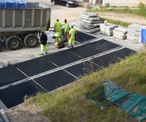 Asphalting work (I)