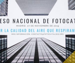 I Congreso Nacional Fotocatálisis – 27 de Noviembre de 2019 en el Instituto de la Ingeniería de España
